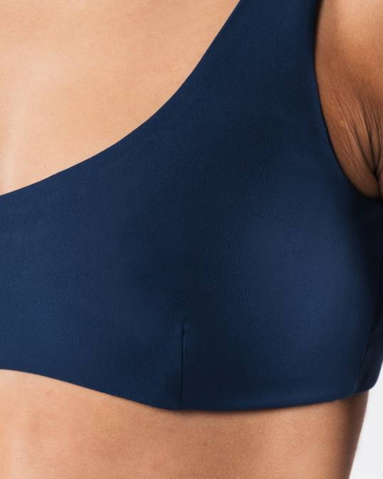 sujetador esculpido aura mujer Alphalete 08R838 ropa azul tinta