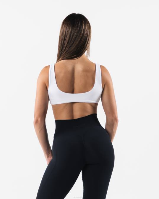 sujetador esculpido aura mujer Alphalete 08R843 ropa blanco