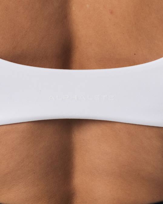 sujetador esculpido aura mujer Alphalete 08R843 ropa blanco