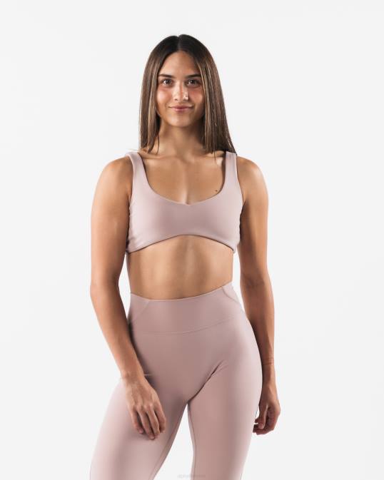 sujetador esculpido aura mujer Alphalete 08R846 ropa marrón porcelana
