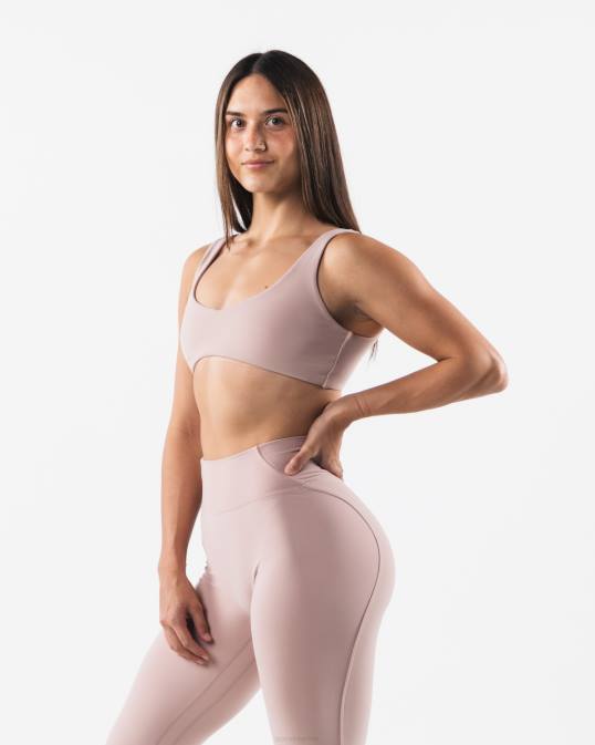 sujetador esculpido aura mujer Alphalete 08R846 ropa marrón porcelana