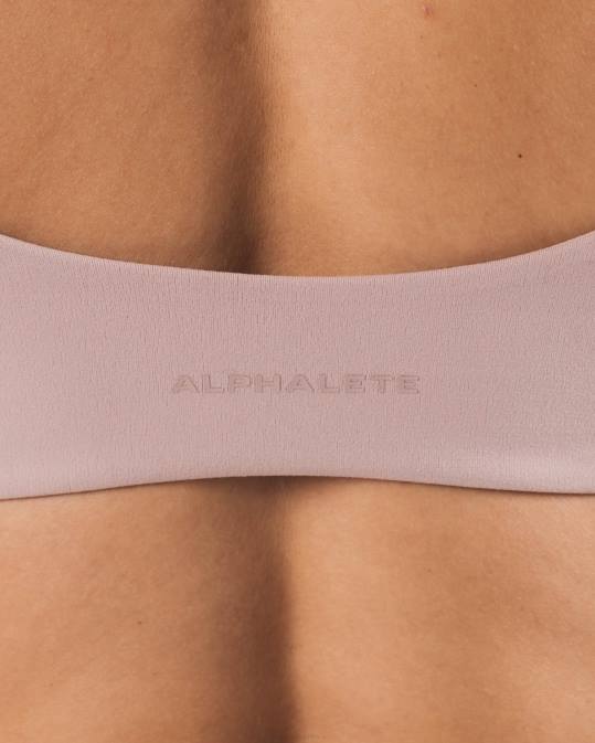 sujetador esculpido aura mujer Alphalete 08R846 ropa marrón porcelana