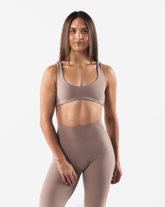 sujetador esculpido aura mujer Alphalete 08R849 ropa marrón arena