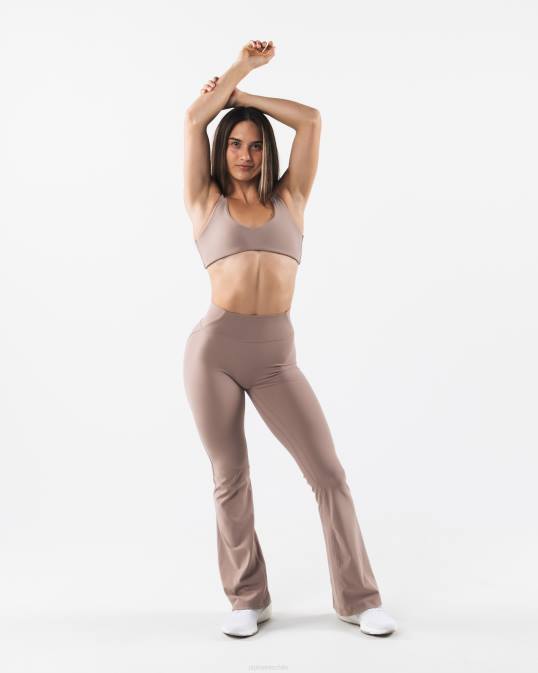 sujetador esculpido aura mujer Alphalete 08R849 ropa marrón arena