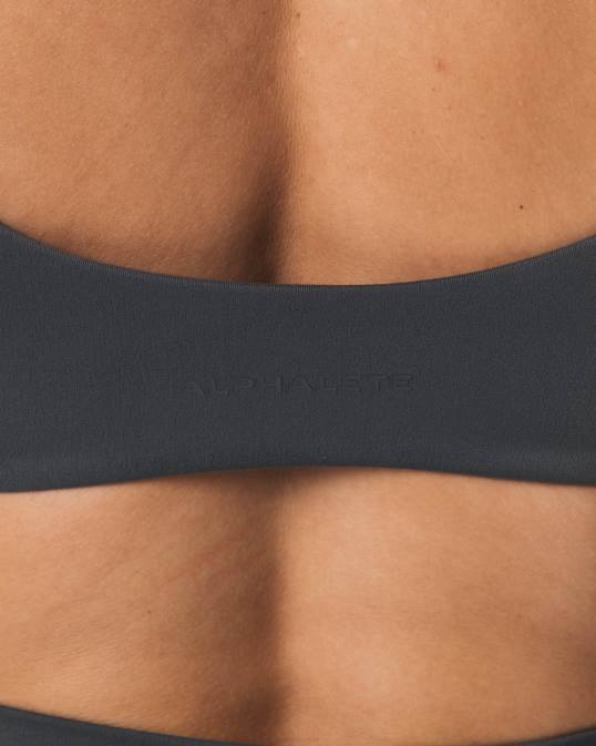 sujetador esculpido aura mujer Alphalete 08R852 ropa gris peltre