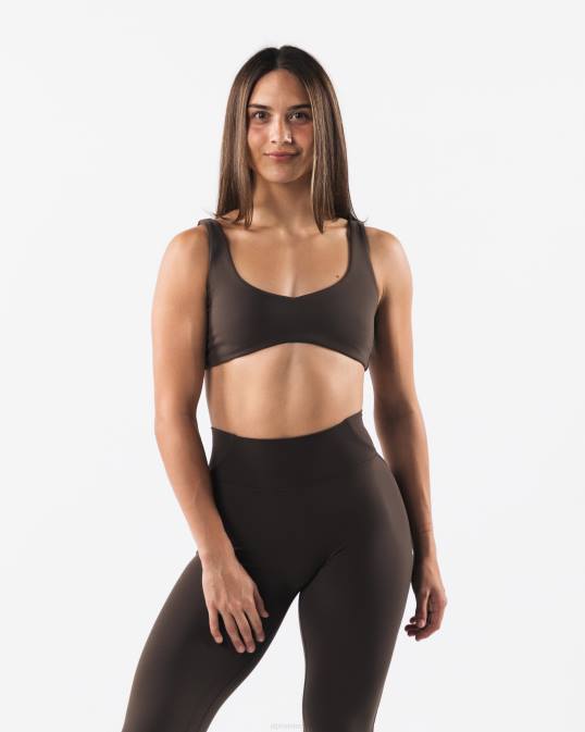 sujetador esculpido aura mujer Alphalete 08R855 ropa marrón cachemira