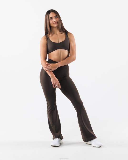 sujetador esculpido aura mujer Alphalete 08R855 ropa marrón cachemira