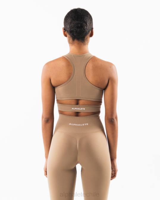 sujetador estrato mujer Alphalete 08R8102 ropa chai marrón