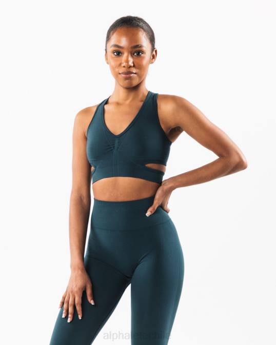 sujetador estrato mujer Alphalete 08R8110 ropa azul medianoche