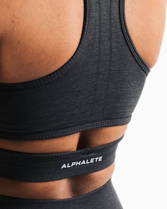sujetador estrato mujer Alphalete 08R8114 ropa gris sombra