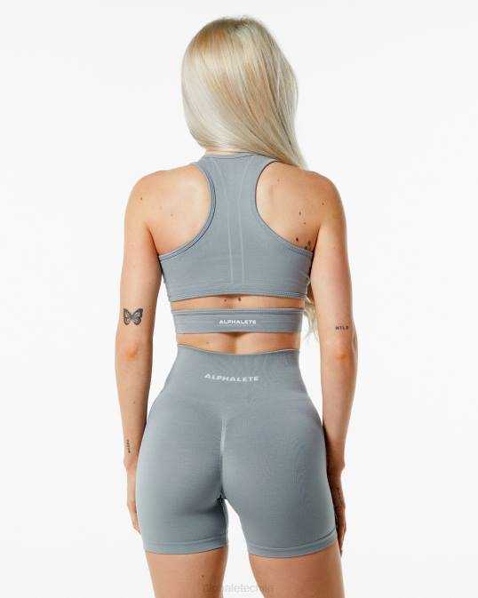 sujetador estrato mujer Alphalete 08R8121 ropa gris utilitario
