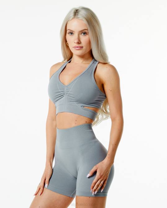 sujetador estrato mujer Alphalete 08R8121 ropa gris utilitario