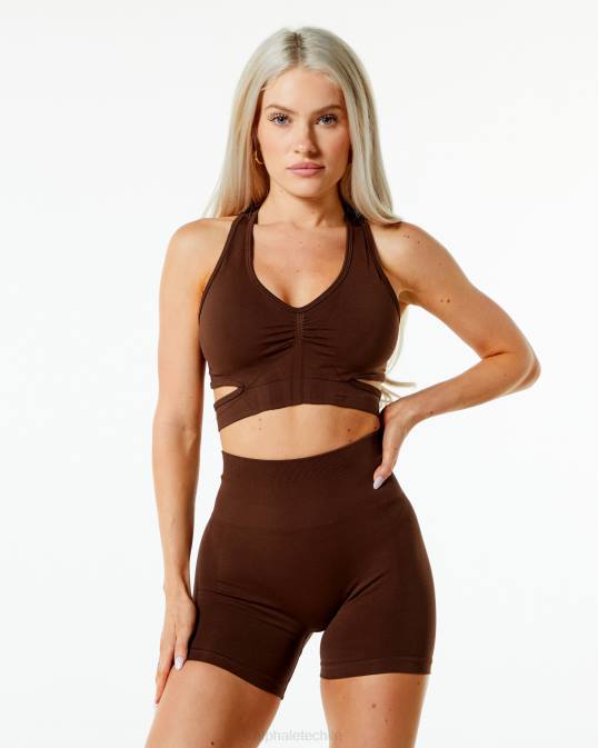 sujetador estrato mujer Alphalete 08R8133 ropa marrón rico