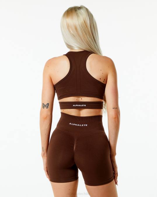 sujetador estrato mujer Alphalete 08R8133 ropa marrón rico