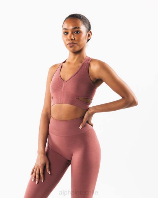 sujetador estrato mujer Alphalete 08R896 ropa Rosa roja