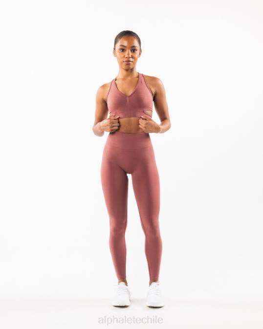 sujetador estrato mujer Alphalete 08R896 ropa Rosa roja