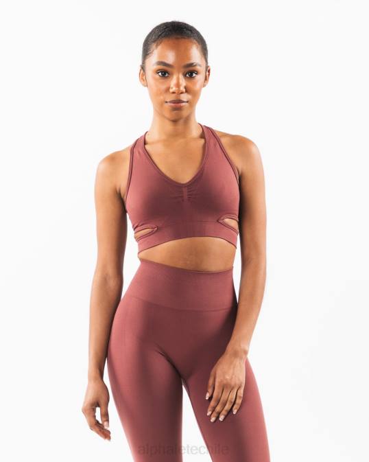 sujetador estrato mujer Alphalete 08R898 ropa otoño rojo