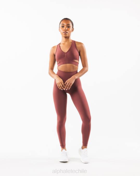 sujetador estrato mujer Alphalete 08R898 ropa otoño rojo