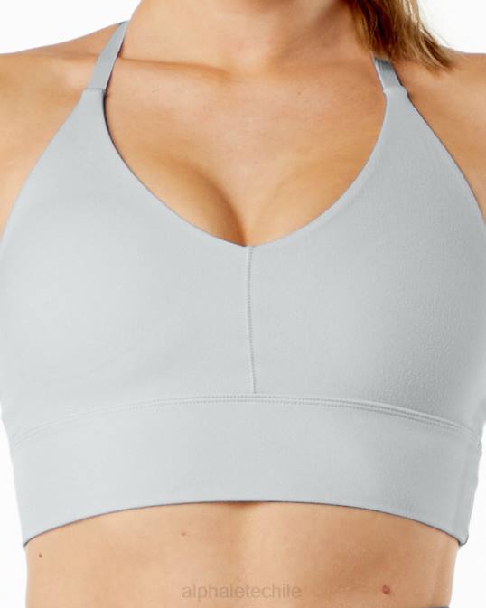 sujetador maravilla alphalux mujer Alphalete 08R8134 ropa nube de tormenta gris