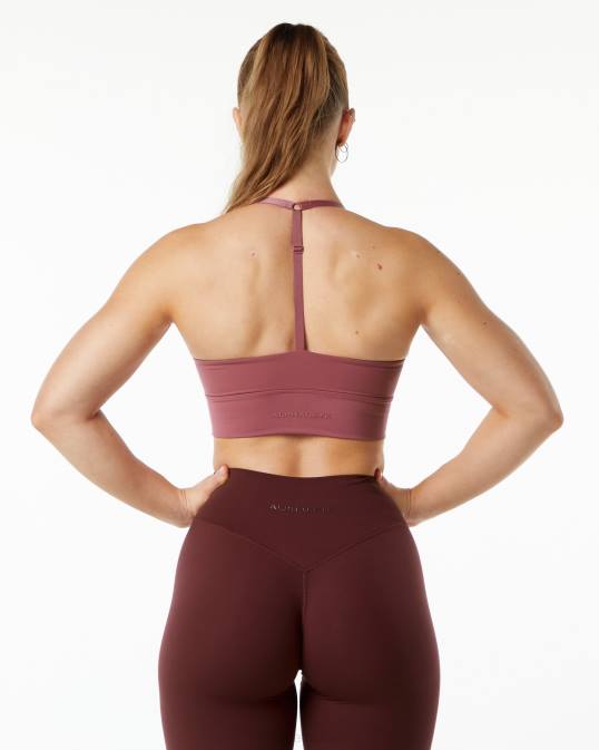 sujetador maravilla alphalux mujer Alphalete 08R8138 ropa glicina roja