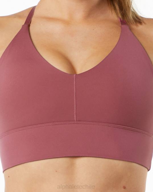 sujetador maravilla alphalux mujer Alphalete 08R8138 ropa glicina roja