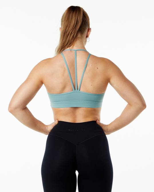 sujetador triple alphalux mujer Alphalete 08R8143 ropa lluvia azul