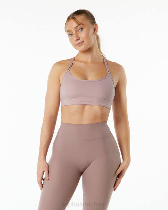 sujetador triple alphalux mujer Alphalete 08R8145 ropa paloma morada