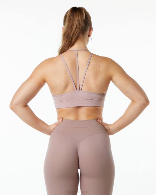 sujetador triple alphalux mujer Alphalete 08R8145 ropa paloma morada