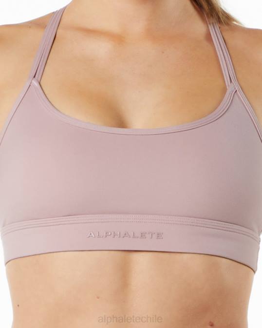 sujetador triple alphalux mujer Alphalete 08R8145 ropa paloma morada