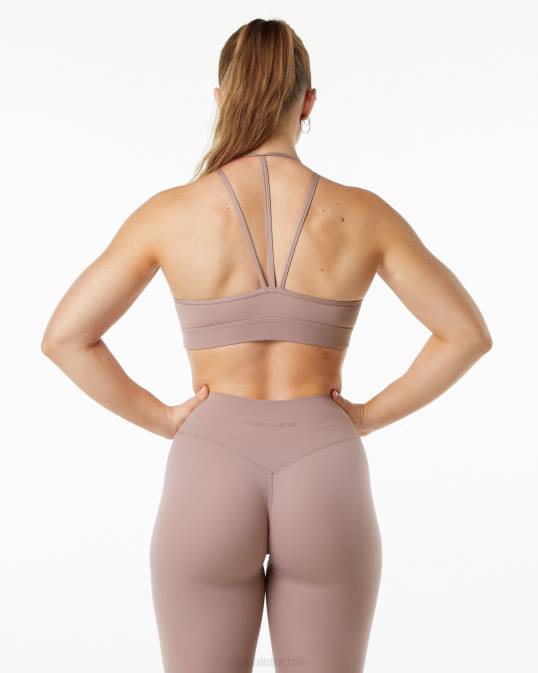 sujetador triple alphalux mujer Alphalete 08R8146 ropa morado pasivo