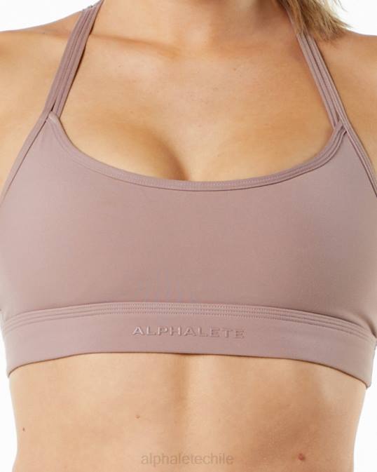 sujetador triple alphalux mujer Alphalete 08R8146 ropa morado pasivo