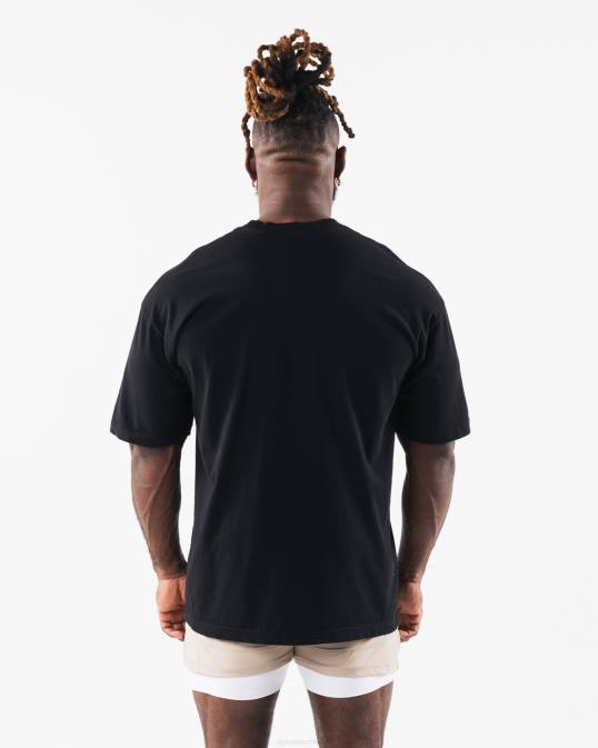 camiseta con mapa de calor unisexo Alphalete 08R8212 ropa negro