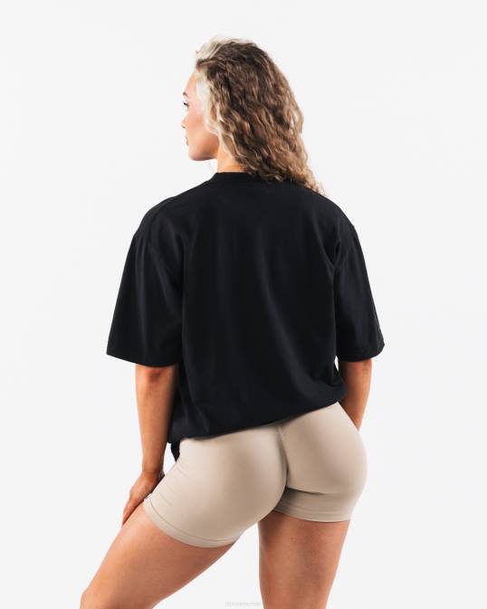 camiseta con mapa de calor unisexo Alphalete 08R8212 ropa negro