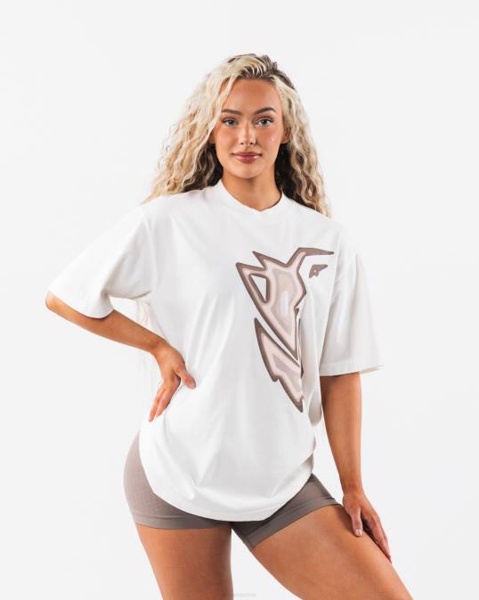 camiseta con mapa de calor unisexo Alphalete 08R8213 ropa blanco