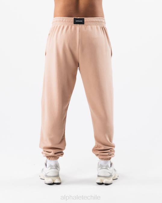 jogger natural teñido tierra unisexo Alphalete 08R8461 ropa marrón ocre