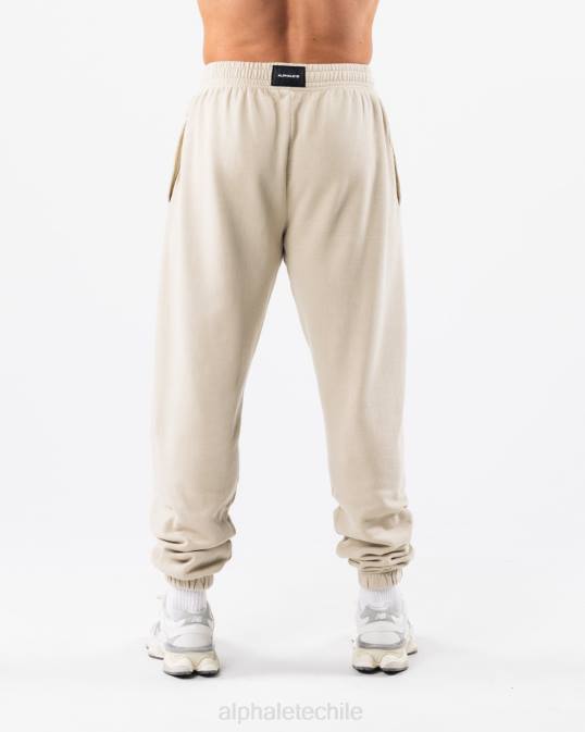 joggers con gráfico teñido tierra unisexo Alphalete 08R8456 ropa concha marrón