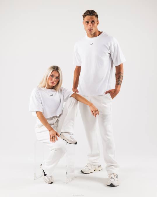 pantalón de origen unisexo Alphalete 08R8447 ropa blanco