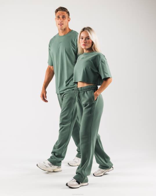 pantalón de origen unisexo Alphalete 08R8452 ropa verde sereno