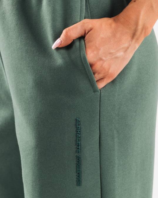 pantalón de origen unisexo Alphalete 08R8452 ropa verde sereno