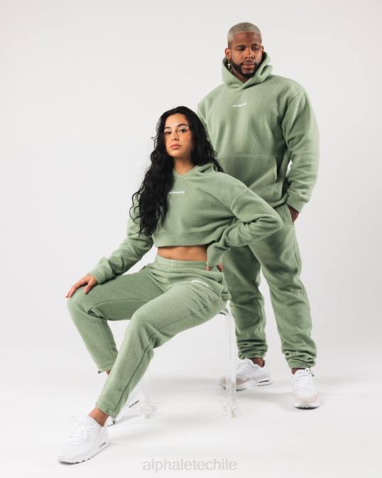 rey corredor unisexo Alphalete 08R8484 ropa verde salvia