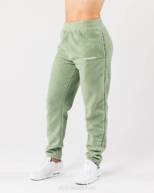 rey corredor unisexo Alphalete 08R8484 ropa verde salvia
