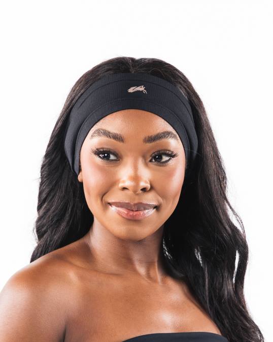diadema airtech con cabeza de lobo unisexo Alphalete 08R8475 accesorios negro