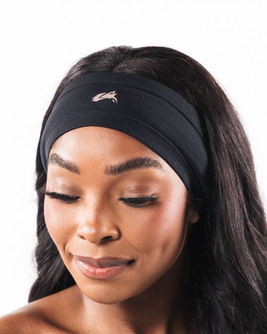 diadema airtech con cabeza de lobo unisexo Alphalete 08R8475 accesorios negro